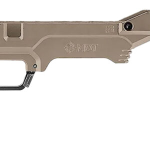 High-performance precision rifle with adjustable stock and ergonomic grip.