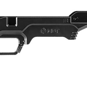 High-quality precision rifle with adjustable stock, scope mount, and muzzle brake for accurate shoot.