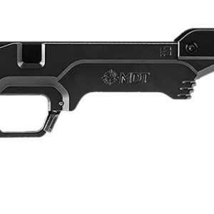 High-performance tactical rifle with adjustable stock and ergonomic grip.