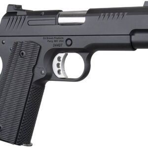 Ed Brown EVOKC9LW 1911 EVO KC Lightweight 9mm Luger 7+1 4" Stainless Bull Barrel, Black Gen4 Serrated Slide, Black Gen4 Carbon Steel Frame w/Beavertail, Black Grips
