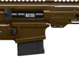 High-quality tactical rifle with adjustable stock, rail system, and precision barrel for firearm ent.