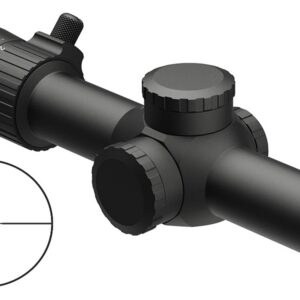 High-quality Leupold rifle scope with adjustable zoom and reticle for accurate shooting.