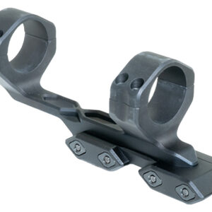 Scope mount with two rings for attaching optics to firearms.