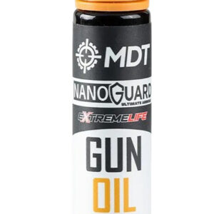 High-quality NanoGuard gun oil with ultra-slick formula for optimal firearm maintenance.