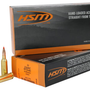 HSM 22ARC2N Varmint  22ARC 55gr V-Max 20 Per Box/25 Case