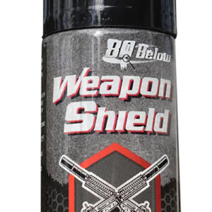 Aerosol can of Weapon Shield synthetic lubricant for firearms maintenance.