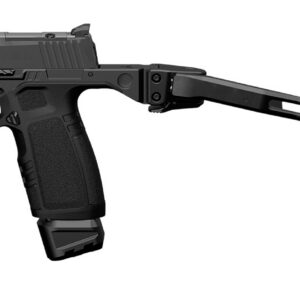 Tyrant CNC TDP365TWSBLK Black Aluminum/Polymer Folding Fits Sig P365