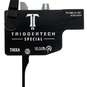 TriggerTech TILSBB13TNF Diamond  Black Flat Lever Fits Tikka Left Hand