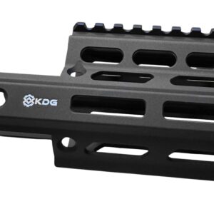 Kinetic Development Group STR5-MK2-010 SRX3 MK2 Stribog Rail Extension Black Aluminum Compatible w/ Stribog SP9 Models w/ MLOK Receivers