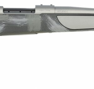 Weatherby VC38350NR0O Vanguard Shadow 350 Legend 5+1 20" Carbon Gray Cerakote #2 Standard Barrel, Carbon Gray Cerakote Steel Drilled & Tapped Receiver, Black w/Gray & White Accents Monte Carlo Stock