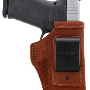 Galco STO286R Stow-N-Go  IWB Natural Steerhide Fits Glock 26 Gen3-5 Right Hand