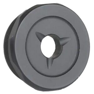 Jk Armament JK155LTEC45 LT Flash Reducer End Cap 45Cal Fits Aluminum Hard Anodized Black