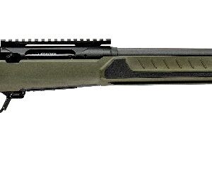 Savage Arms 32631 110 Core Predator Full Size 5.56 NATO 10+1 22" Medium Heavy Fluted Barrel, Arca Rail Forend, Hunter Green AccuStock w/AccuFit V2 Synthetic Stock, Left Hand