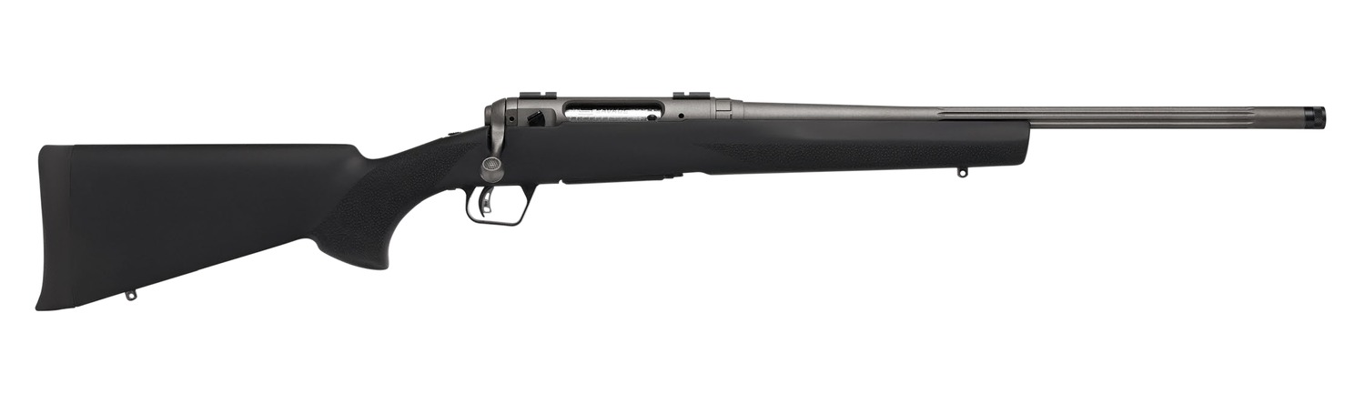 Savage Arms 33008 110 Trail Hunter Lite V2 Full Size 308 Win 4+1 20" Black Fluted Barrel, Black Carbon Steel Drilled & Tapped Receiver, Black Hogue OverMolded Synthetic Stock, Right Hand