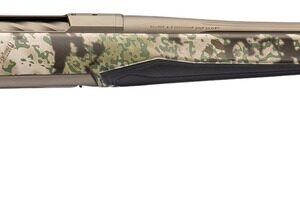 Browning 036138226 X-Bolt 2 Speed 30-06 Springfield 4+1 22" Smoked Bronze Cerakote Fluted Threaded Barrel & Steel Drilled & Tapped Receiver, Kryptek Obskura Transitional Camo Adj Vari-Tech Synthetic S