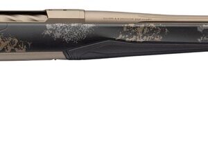 Browning 036142229 X-Bolt 2 Speed HD Full Size 300 Win Mag 3+1 26" Smoked Bronze Cerakote Fluted Threaded Barrel, Smoked Bronze Cerakote Steel Drilled & Tapped Receiver, Bronze/Gray Camo w/Black Overm