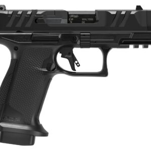 Walther Arms 4797050 PDP Pro X Sub-Compact Frame 9mm Luger 10+1 3.75" Black Barrel, Black Optic Ready/Serrated Slide, Black Polymer Frame w/Picatinny Rail, Black Textured Grip