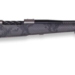 Weatherby MGT01N7MMBR2B Mark V Backcountry Guide TI 7mm BC 3+1 22" Graphite Black Cerakote Fluted Threaded Carbon Barrel, Titanium Drilled & Tapped Receiver, Exposed Carbon w/Carbide Black Accents Fix