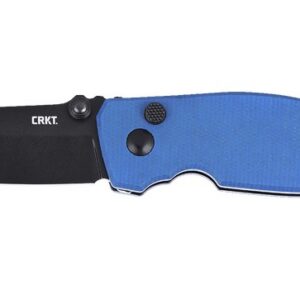 CRKT 2474BDC  SQUID        BUTTON LOCK  2.27 BLUE