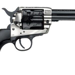 Pietta PFI357PR434BP 1873 Great Western II Pendleton Round?Up 357 Mag 6 Shot 4.75" Blued Engraved Barrel & Cylinder, Ultra Black Engraved Grip, Exposed Hammer