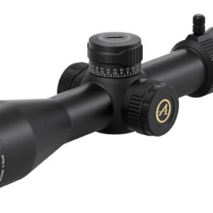 High-precision rifle scope with adjustable zoom and reticle for accurate shooting.