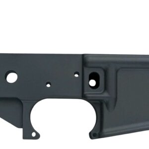White Label Armory WLA-LOW-1031-01 Forged Lower Receiver  Multi Black Hardcoat Anodize AR-15