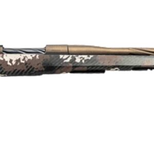 Fierce Firearms  Twisted Rage LR Full Size 300 PRC 3+1 22" Smoked Bronze Cerakote Match Grade/Spiral Threaded Stainless Steel Barrel, Drilled & Tapped Receiver, Desert Shadow Camo Push Button Adj Comb