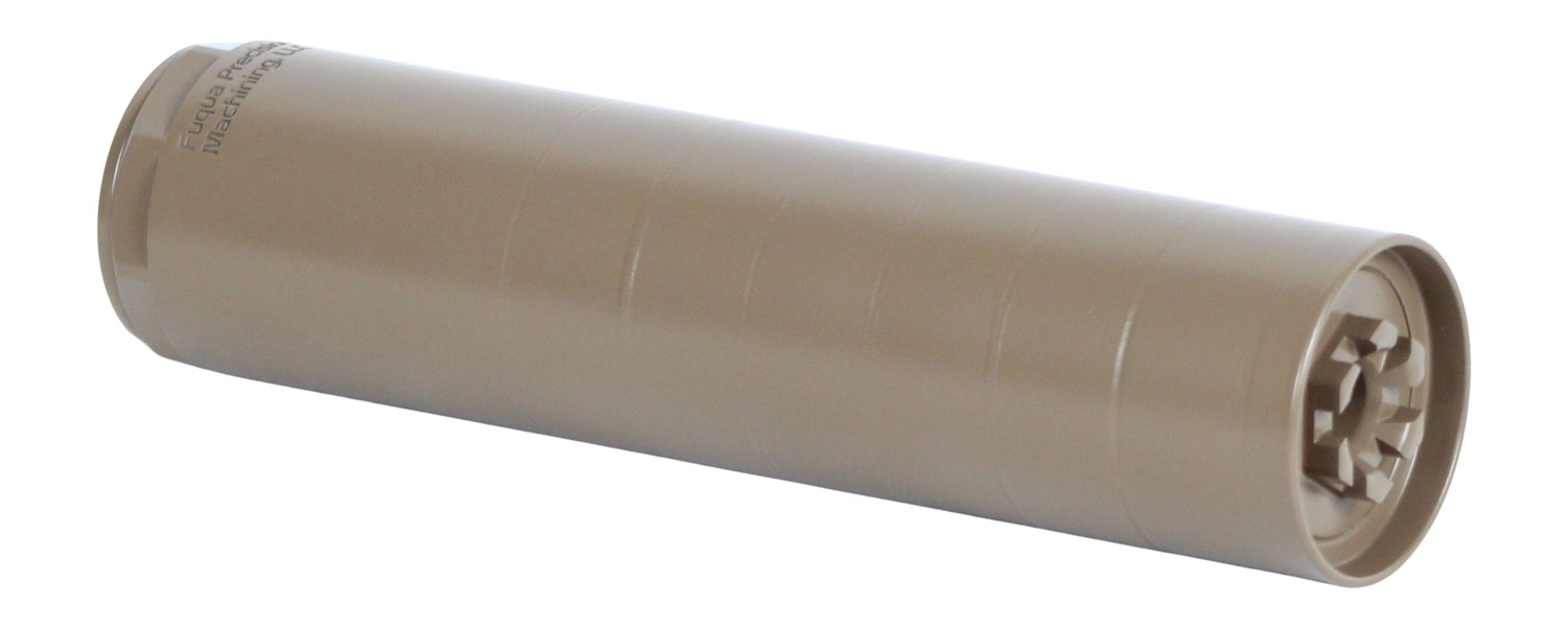 Fuqua Precision Machining OM57SSFDE Ouch Mouse 5.7mm 1.23" Flat Dark Earth 17-4 Stainless Steel 1/2x28"