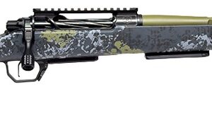 Horizon Firearms HRF-VE2-280A-22R Venatic 2 280 Ackley Improved 22" Sage Green Spiral Fluted Threaded Barrel, Black DLC Receiver w/Picatinny Rail, Arca Rail Forend, Artic Moss Iota EKO X Carbon Fiber