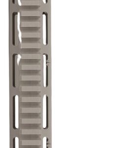 Long gun rail system with mounting accessories for firearms.