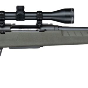 Savage Arms 33169 Axis 2 XP w/Optic 270 Win 4+1 20" Matte Black Carbon Steel Threaded Barrel, Drilled & Tapped Receiver, OD Green Synthetic Fixed w/Pistol Grip Stock, 3-9x40mm Duplex Scope, Right Hand
