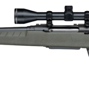 Savage Arms 33194 Axis 2 XP 30-06 Springfield 4+1 20" Matte Black Carbon Steel Threaded Barrel & Drilled & Tapped Receiver, OD Green Synthetic Fixed w/Pistol Grip Stock, 3-9x40mm Duplex Scope, Left Ha