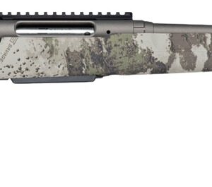 Savage Arms 33219 Axis 2 Pro 25-06 Rem 4+1 20" Gun Metal Bronze Cerakote Spiral Fluted Threaded Barrel & Receiver w/Picatinny Rail, Savage Woodland Camo Fixed w/Pistol Grip Synthetic Stock, Right Hand