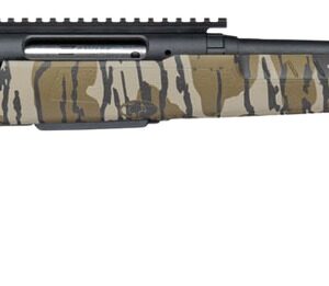 Savage Arms 33310 Axis 2 Pro 270 Win 4+1 20" Black Carbon Steel Cerakote Spiral Fluted Threaded Barrel & Receiver w/Picatinny Rail, Mossy Oak Original Bottomland Fixed w/Pistol Grip Synthetic Stock, R