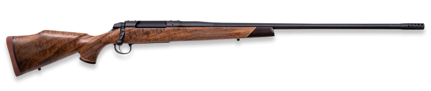 Weatherby 3WASD375HR6B 307 Adventure SD Full Size 375 H&H Mag 3+1 22" + 2" Graphite Black Cerakote Fluted Threaded Barrel, Graphite Black Cerakote Stainless Steel Drilled & Tapped Receiver, Walnut Fi