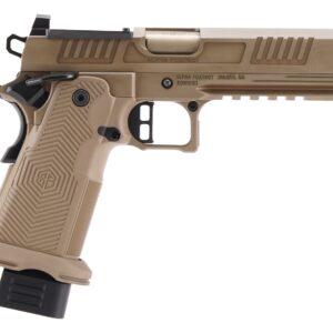 Alpha Foxtrot AA39X1EID-XDFE19 AF1911 Romulus 9mm Luger 20+1 5" Black Bull Ramped Barrel, Black DLC Stainless Steel Optic Ready/Serrated Slide & Frame w/Beavertail & Picatinny Rail, Polymer Grip, RMR/