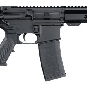 Andro Corp Industries 556105HBMPS ACI-15 Halo 5.56 NATO 30+1 10.50" Threaded Barrel, Black Anodized Aluminum Receiver w/Picatinny Rail, M-LOK Handguard, Black Polymer MPS, A2 Grip