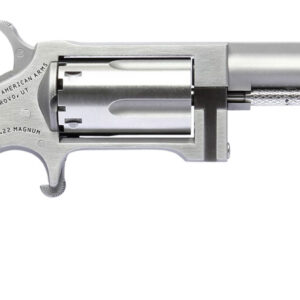 North American Arms SW250 Sidewinder  Small Frame 22 WMR 5 Shot 2.50" Stainless Steel Barrel, Frame & Cylinder, Rosewood Birdshead Grip Exposed Hammer
