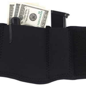 Galco CAS Ankle Safe  Fits Springfield SA-35 13" Hook & Loop Mount Black Neoprene