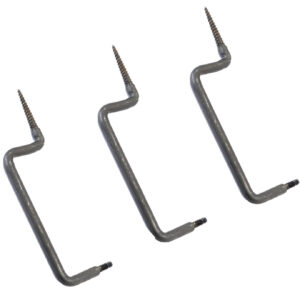 Stealth Cam STCTS3PK Tree Screw Mounts Compatible With 1/4"-20 thread adapter Black 3 Per Pkg