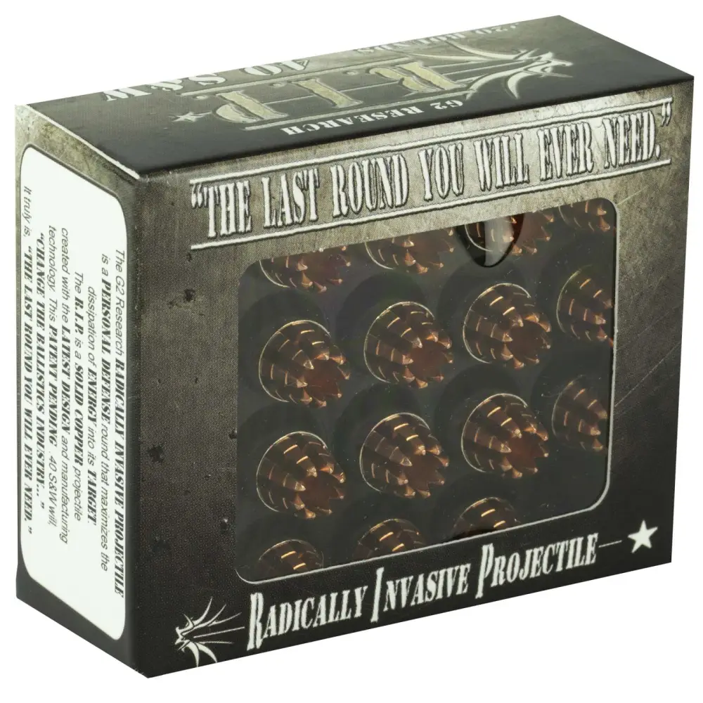 G2R RIP 40S&W 20RD BOX 25 BOXES PER CASE