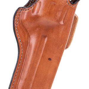 Bianchi 10309 5BHL Thumbsnap OWB Size 08 Tan Leather Belt Loop Fits S&W N Frame/Colt Anaconda 4" Barrel Right Hand