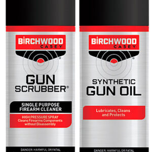 Birchwood Casey 33329 Gun Scrubber & Synthetic Gun Oil Combo Pack 1.25 oz Aerosol 2 Pack