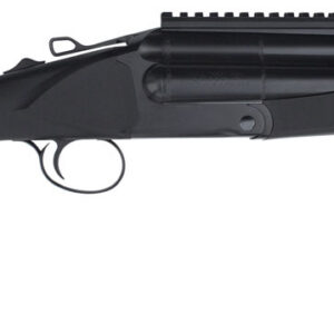 Charles Daly 930110 Triple Threat  Full Size 12 Gauge Break Open 3" 3 18.50" Blued Triple Barrel, Blued Steel Receiver w/Picatinny Rail, Checkered Black Synthetic Stock, Right Hand