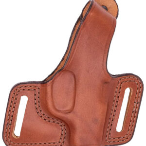 Bianchi 16862 Black Widow  OWB Size 15 Tan Leather Belt Slide Compatible w/Glock 20/21/29/30/37.