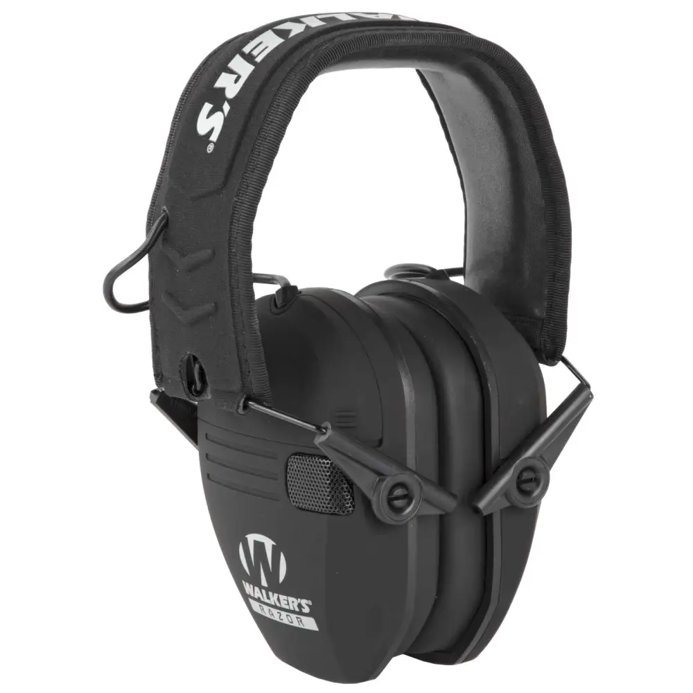 WALKERS RAZOR SLIM ELECTRONIC MUFF BLACK 4/CASE
