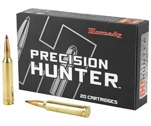 HORNADY PRECISION HUNTER 7MM REM MAG 162GR ELD-X 20RD BX 200RD CASE