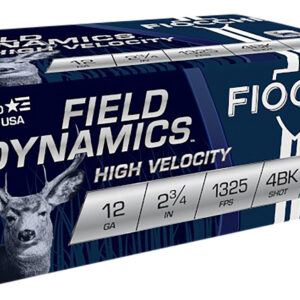 Field 2: High-velocity Field Dynamics ammunition for hunting and shooting sports.