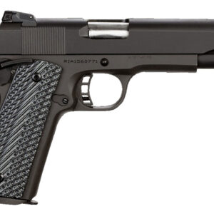 Rock Island 51623 Rock Ultra FS 9mm Luger Caliber with 5" Barrel, 10+1 Capacity, Overall Black Parkerized Finish Steel, Beavertail Frame, Serrated Slide & Black/Gray G10 Grip