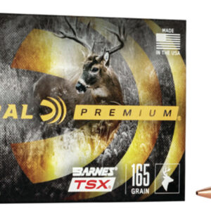 Federal P3006AF Premium  30-06Springfield 165gr Barnes TSX 20 Per Box/10 Case